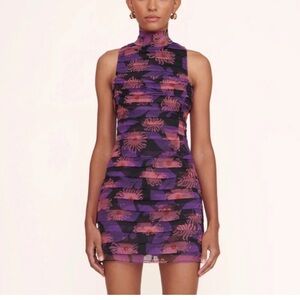 Staud Mini Spiral Dress | Quartz Acid Floral